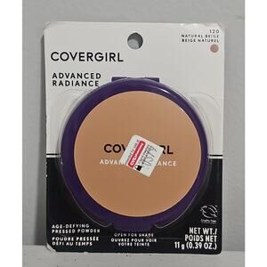 Covergirl Advanced Radiance Age Defying Pressed Powder- Natural Beige #120 NEW